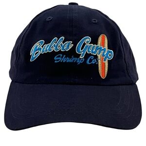Bubba Gump Shrimp Company Adjustable Black Cotton Surfer Ball Cap